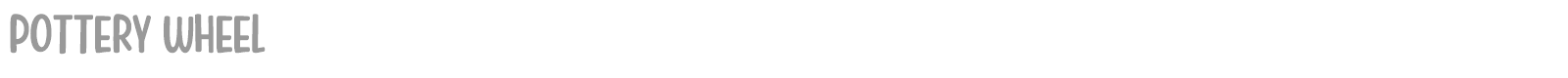 Pottery Wheel font preview